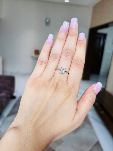 925 Silver Rectangular Ring